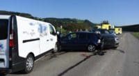 Heftiger Verkehrsunfall in Lütisburg Station SG