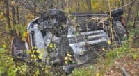 Trimbach: Nach Unfall in den Bäumen hängen geblieben