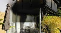 Terrassenbrand in Zug