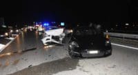 Gossau SG - Heftiger Unfall auf der A1