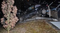 Verkehrsunfall Grenchen SO - Auto verkeilt sich in Geländer und droht abzurutschen