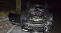 Egerkingen: Auto landet bei Selbstunfall auf Dach