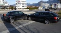 Verkehrsunfall Diepoldsau SG: Lenker fahrunfähig in stehendes Auto geprallt
