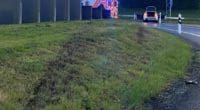 Bei Unfall in Kreuzlingen TG in Kreiselanlage gefahren